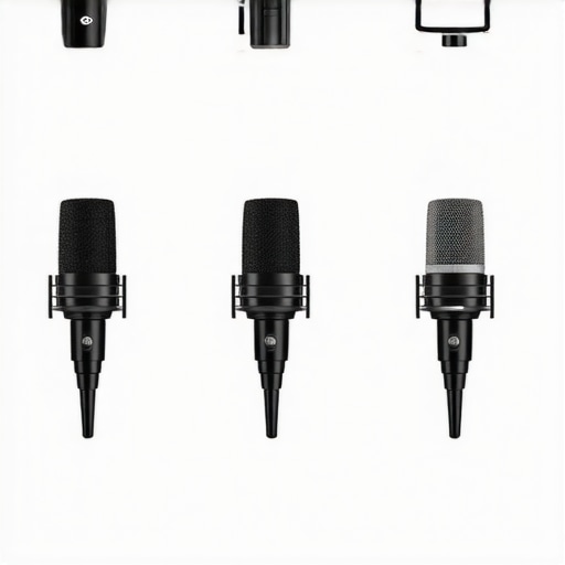 Illustration of cardioid, omnidirectional, bidirectional polar patterns with application examples